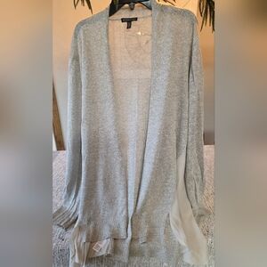 Eileen Fisher Light Gray Knit Sweater